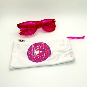 Rainbow Optix Sunglasses - Magenta
